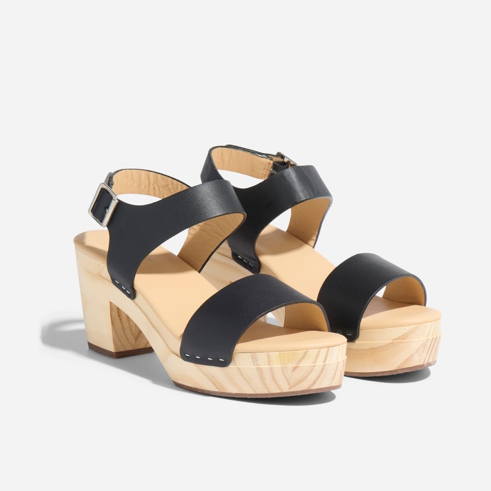 Nisolo Womens All Day Open Toe Clogs, Like New, Size 8.5 Medium (B, M)
